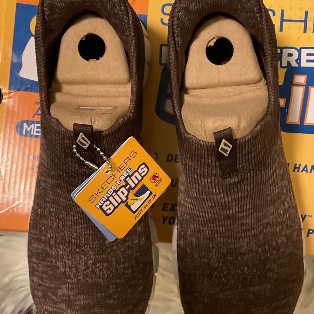 Skechers Women’s Chocolate Slip-On Loafers - Picture 2 of 9